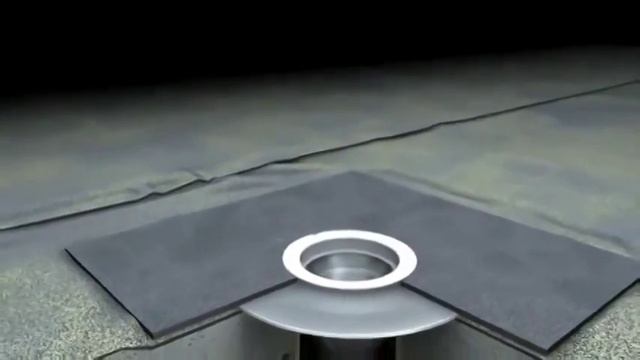 Кровельная воронка HL69H - процесс монтажа Www.hl-spb.ru