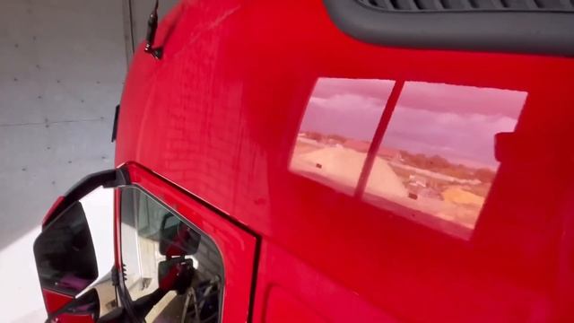 Полировка кабины грузовика Volvo FH
