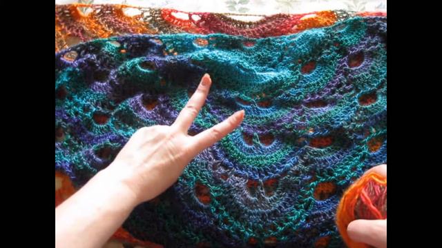 August 16th ~ Adding On To The Virus Shawl  & Crochet Update FO’s & WIP’s