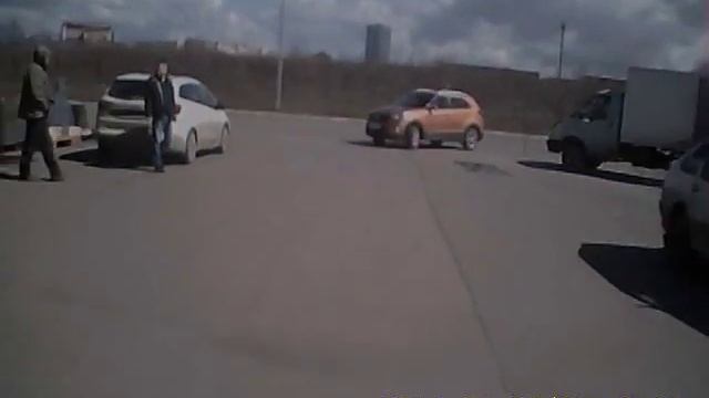 Тестовая запись с задней камеры Stealth DVR ST 120 (день и ночь)