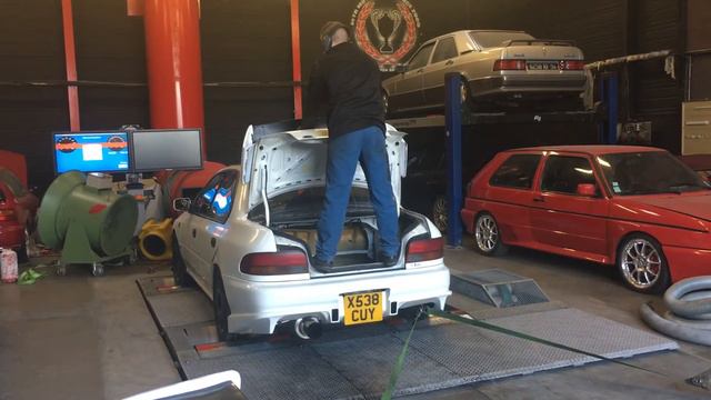 Passage Au Banc Subaru Wrx Sti Type Ra Dyno Test 311bhp 416nm
