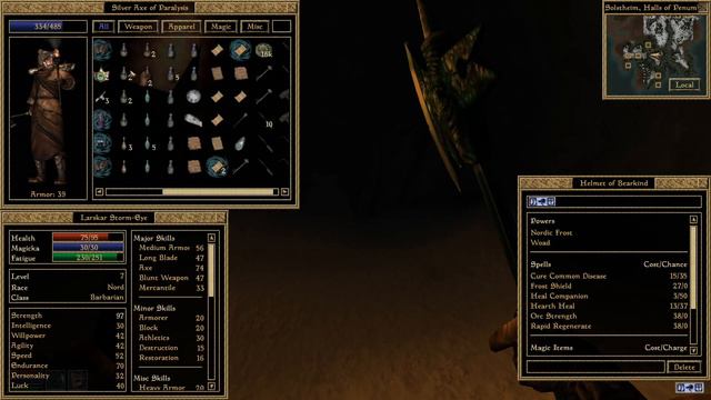 Morrowind Bloodmoon Is A Horror Game