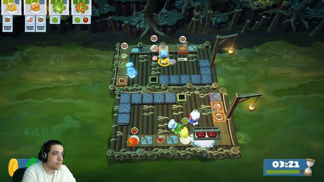 OVERCOOKED 2 Gameplay PC 4 Players| FUNNY MOMENTS | Online Multiplayer | Someone Fell Off A Chair |