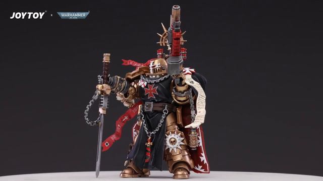 JOYTOY 1/18 Warhammer 40K Black Templars High Marshal Helbrecht.