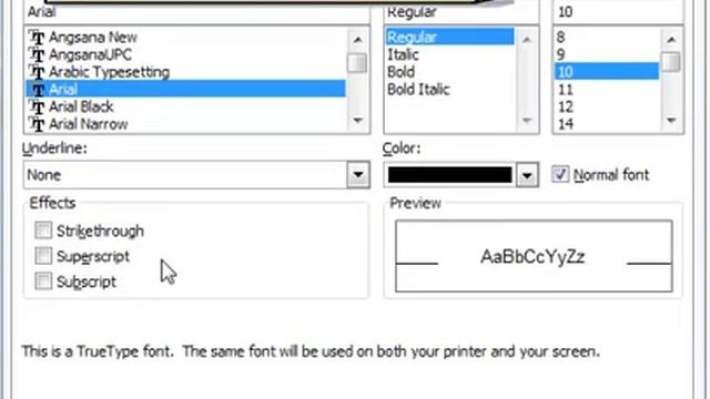 MS Excel Training Module 1 Formatting Cells – Lesson 7 Format SuperscriptSubscript