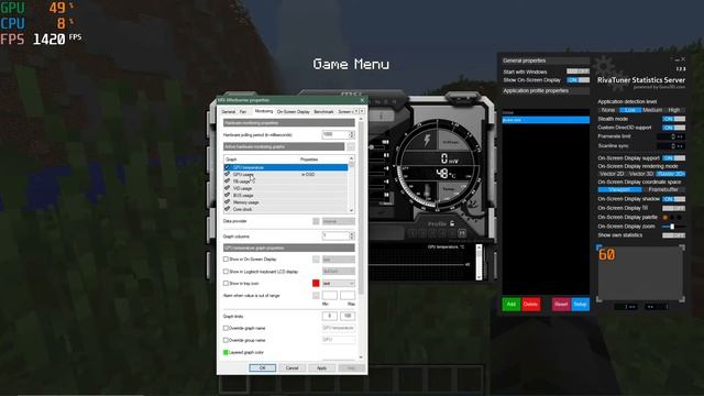 MSI Afterburner For Minecraft - Monitor FPS, GPU And CPU