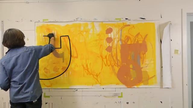 131 - Pamela Caughey - Large Scale ACRYLIC And Mixed Media Abstract - Personal Voice