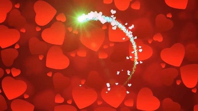 Футаж: сердечки