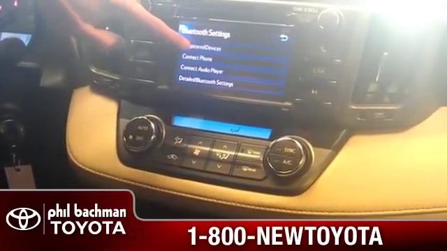 How To Remove A Phone From The Bluetooth / Entune On 2013 Toyota Rav4
