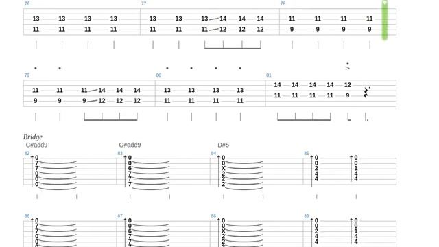 Misery Business Tab by Paramore  Guitar only  Guitar tab