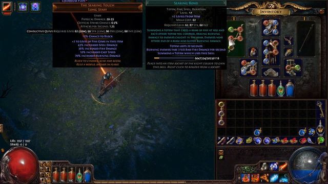 Path Of Exile: Searing Bond + Fire Trap Templar Build Update - Patch 1.0.2 DoT Scaling
