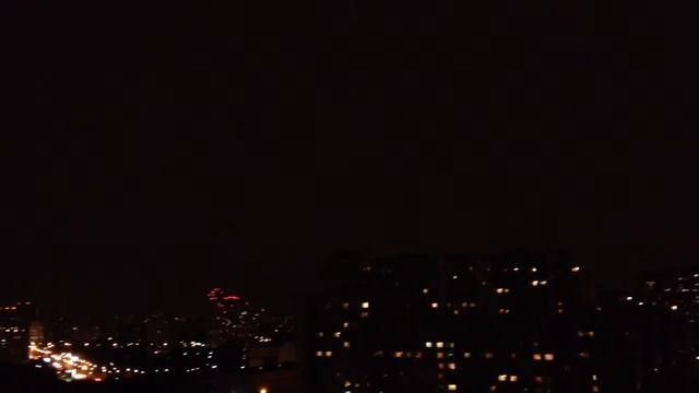 Зарница в Москве 13.07.2016