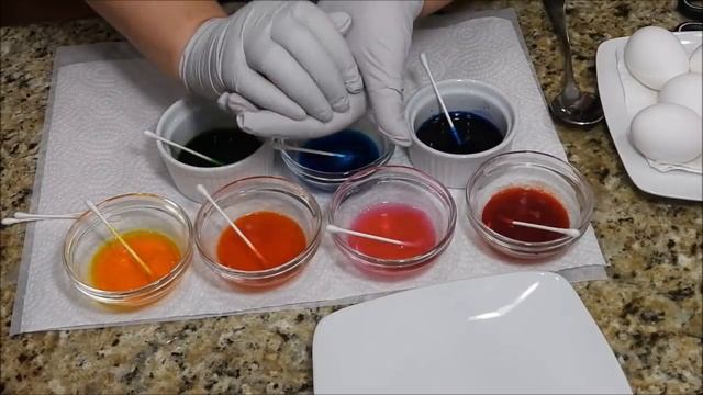 КАК ПОКРАСИТЬ ПАСХАЛЬНЫЕ ЯЙЦА  Сказочно  Красивые Яйца по- быстрому.