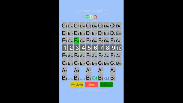 Violin In Harmonica Tuner PRO