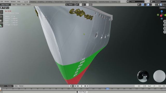 VELERO ARC GLORIA  3D