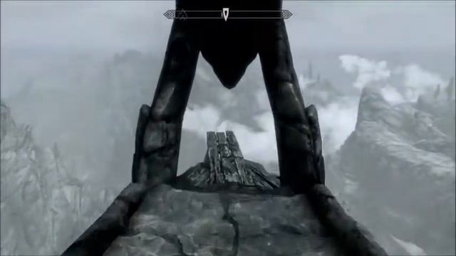 Lydia Takes The Bard's Leap Of Faith - Skyrim