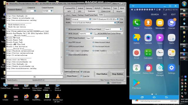 YU5040 FRP Reset Miracle Box 2.82||Error ID 100 Emmc File Done