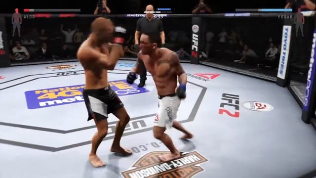Первая игра  в UFC    ИГРАЮТ НУБЫ