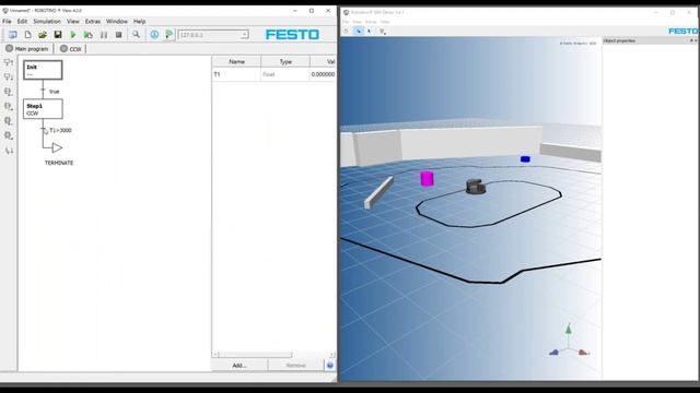RobotinoSIM: Timer/Работа с таймерами