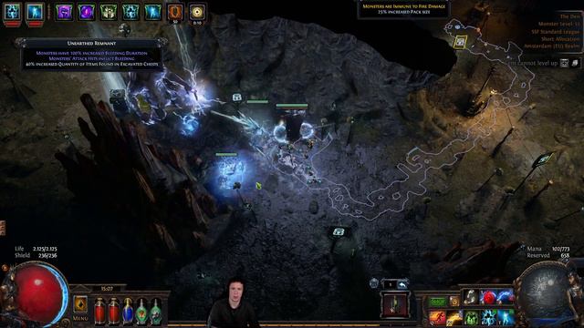Play Along Act 7 - Witch/Elementalist Arc Build - S3.20 - Path Of Exile