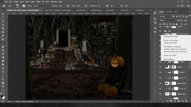Halloween | Photoshop | Photo Manipulation | Speed Art