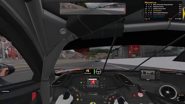 IRacing Spa Francorchamps VRS Ahora Con El Ferrari 488