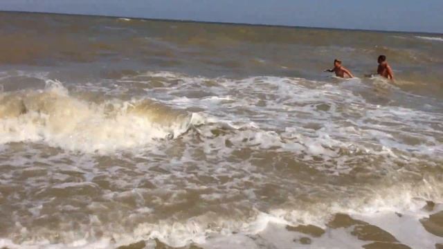 Шторм.Азовское море.