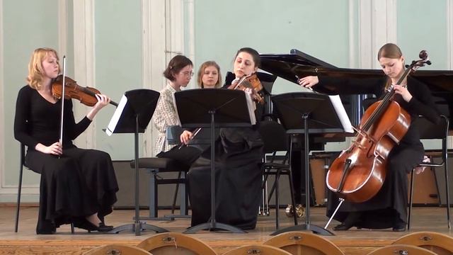 В.А.Золотарев Фортепианный квартет. гос.экзамен - Рабчевская, Мухина, Маковеева, Лихачева