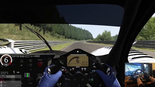 Assetto Corsa One Lap Drive [121] - Porsche 911 GT1-98 (Cockpit Cam/No Music)