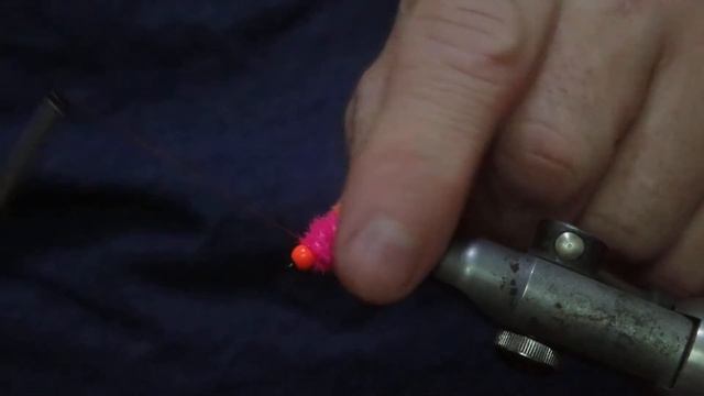 Грузовая мушка Швабра на пеструшку, ленка , хариуса из Двух разных синелей Т 89621222022