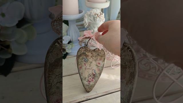 Интерьерные украшения в технике декупаж