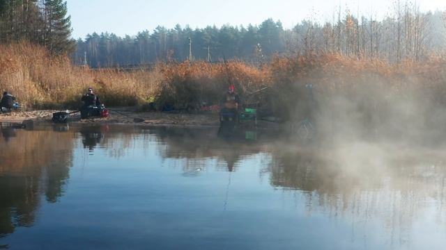 Фидер или матч - кто сильнее? Осенняя рыбалка в Десногорске. (Часть 2)