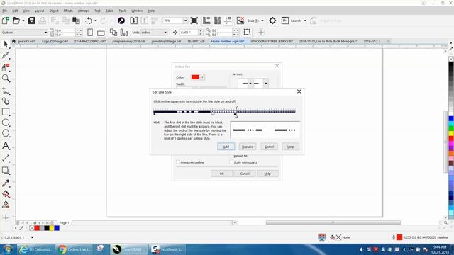 Corel Draw Tips & Tricks Make Your Own Dotted Lines