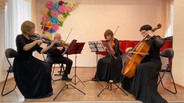 «ALLEGRO», струнный квартет, В. Моцарт «Дивертисмент 1 часть До мажор», 26.12.2021