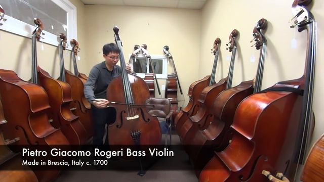 Bass Review Pietro Giacomo Rogeri Bass Violin Made In Brescia, Italy C  17001080p
