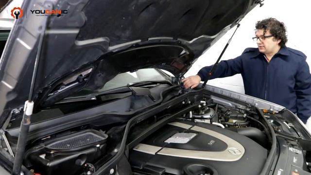 Mercedes-Benz Hood Won't Stay Up - Easy Fix - Hood Strut Replacement