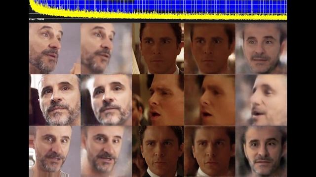 Timelapse Del Proceso De DeepFake De Claudio Serrano Como Bruce Wayne