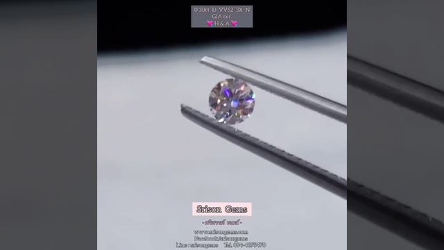 Petunia Ring - แหวนพชรแท้ GIA Cer 0.30ct  D VVS2 3X N 💘H&A💘