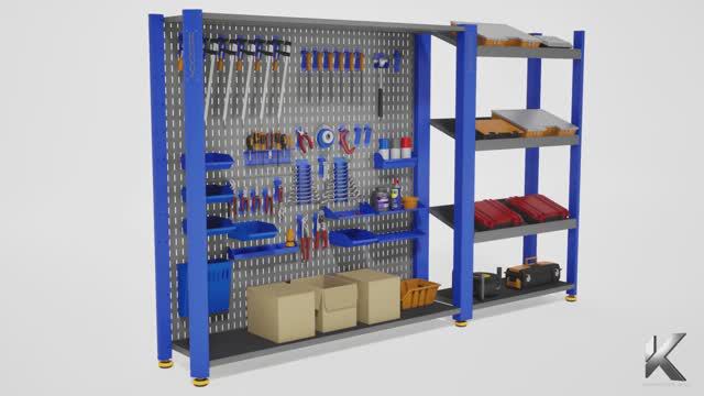 Обзор на металлические стеллажи сборно-разборные серии KronVuz производства Kron Investment Group