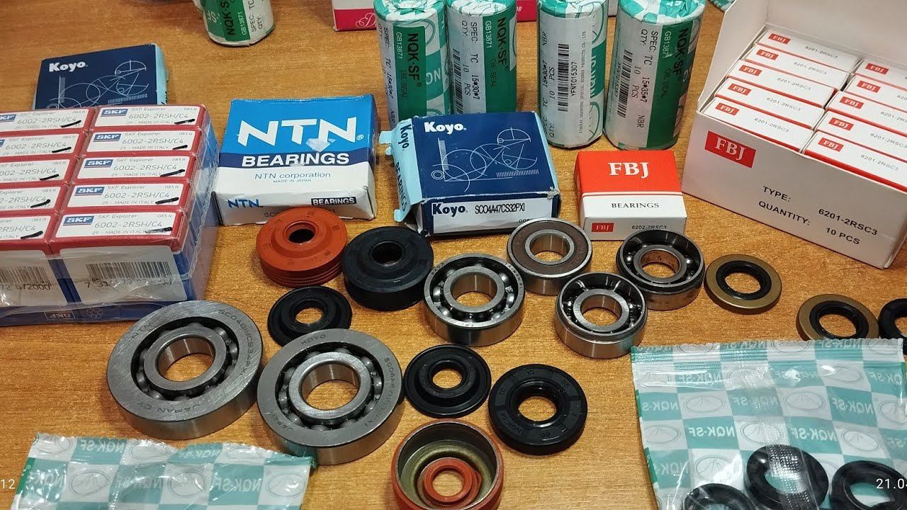 Подшипники и сальники для бензоинструмента и мототехники