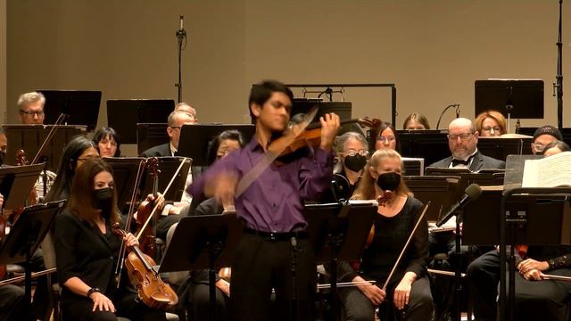 Sibelius Violin Concerto - Ayaan Ahmad | New England Philharmonic