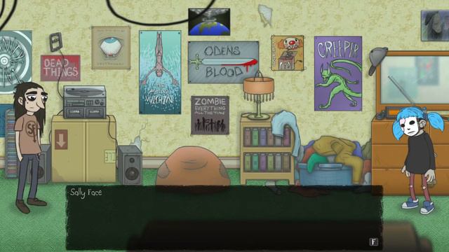 SALLY FACE Episode 1 Strange Neighbors Gameplay No Commentary Walkthrough Indie Game  (ep 1)