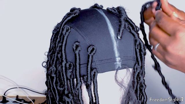 NEW METHOD! HOW TO FIX BUTTERFLY LOCS WIG WITH NO CLOSURE  USING CROCHET HAIR Ft  Toyotress