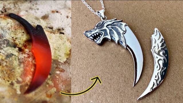 Claw Pendant Making - Make Claw Pendant With Hidden Knife