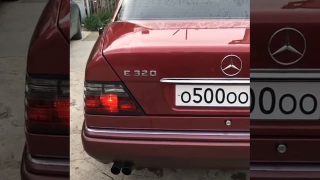 W124 Е320 выхлоп от Е500