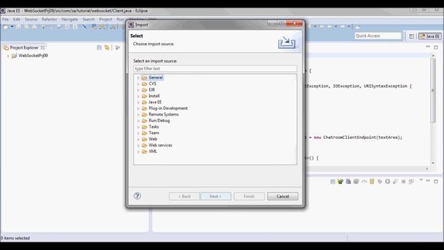 WebSocket Tutorial 09 (ClientEndpoint JavaFX Chat App W/ Encoders & Decoders)