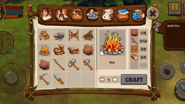 Caveman Island Survival Simulator 3D Primal World Gameplay #1 (Android IOS)