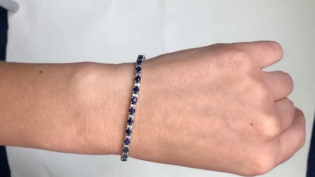 Браслет с сапфирами