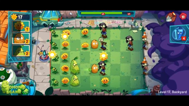 Plants Vs Zombies 3: New Version - Level 17, Backyard (Android/iOS)