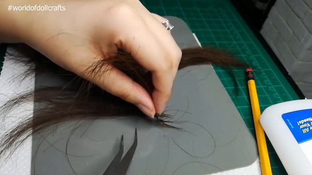DIY Doll Hair | Figma Archetype Next Doll Customization | Miniature Doll 1:12 Scale